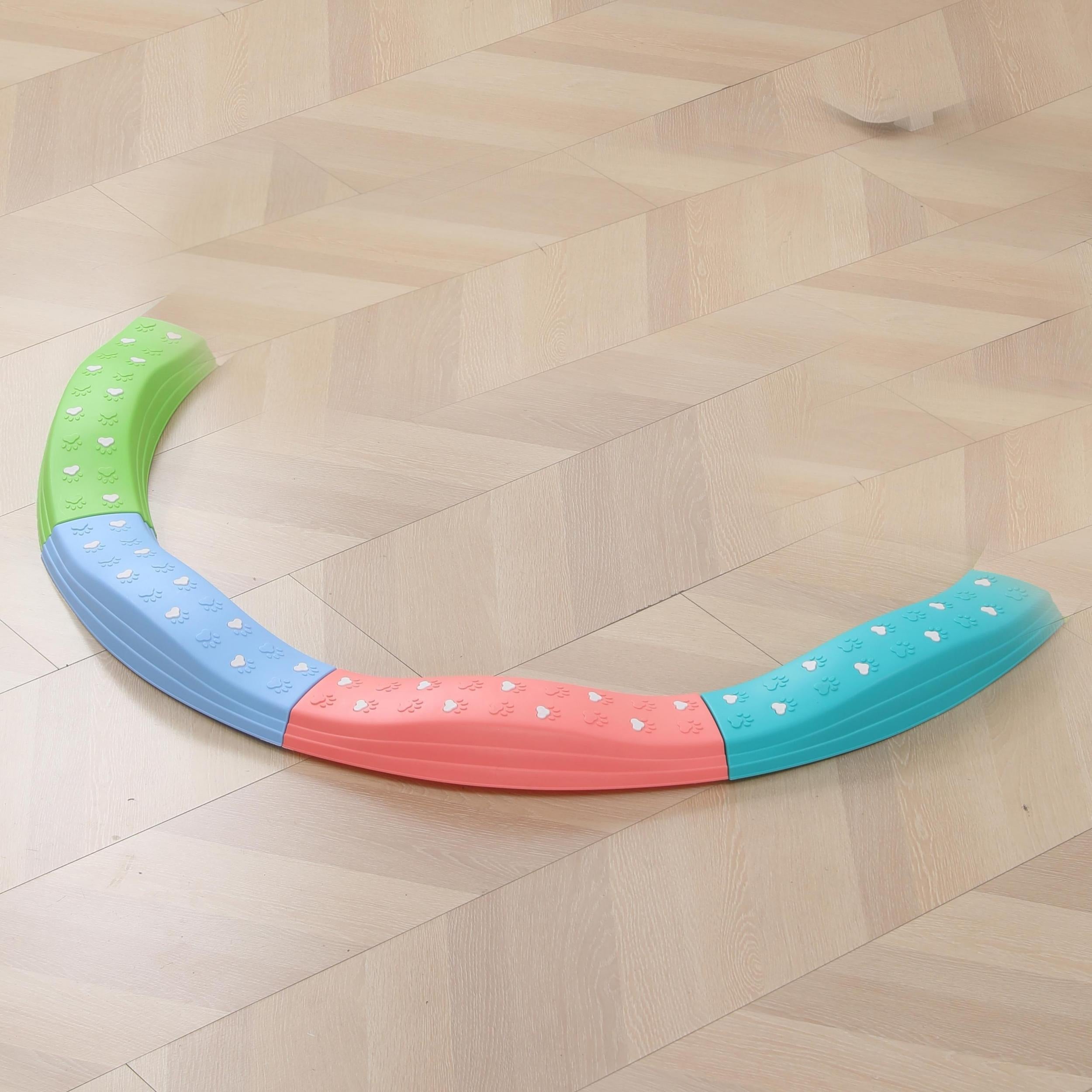 4pcs Colorful Balance Beam Set - Improve Balance Strength and Coordination
