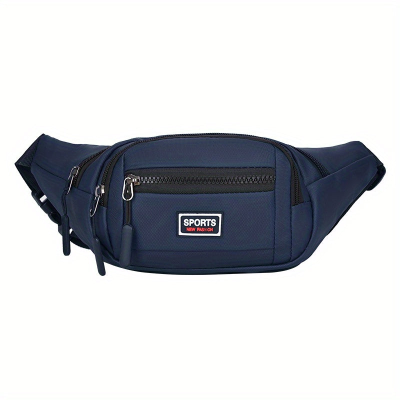 Men's Nylon Chest Bag Shoulder Backpack