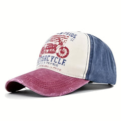 Distressed Washed Cotton Baseball Cap