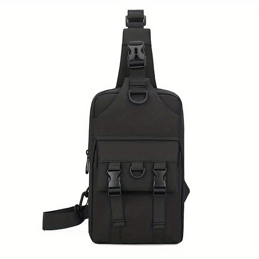 Men's Casual Chest Bag Crossbody Bag Waterproof Shoulder Handbag