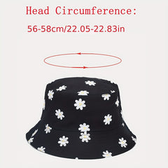 Sunshade Bucket Hat Double-Sided Sun Hat