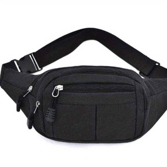 Canvas Casual Chest Bag Lightweight Fanny Pack