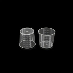 20pcs 30ml Clear Plastic Measuring Cups with Scales for Crafting