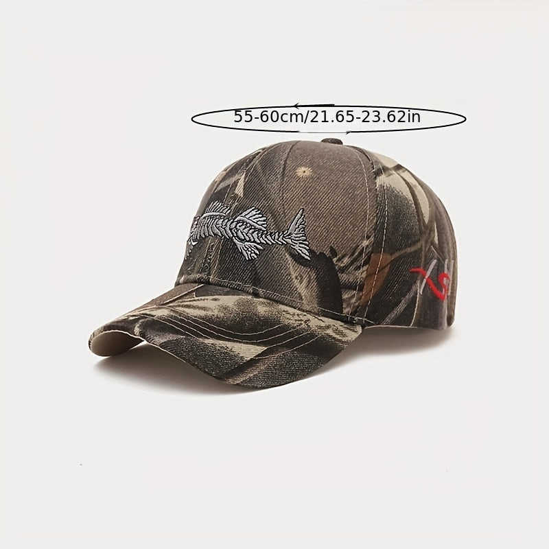 Camouflage Hip Hop Baseball Cap Embroidered Peaked Cap