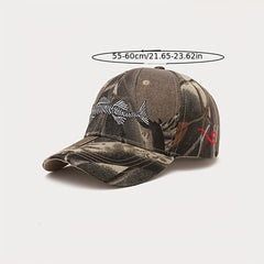 Camouflage Hip Hop Baseball Cap Embroidered Peaked Cap