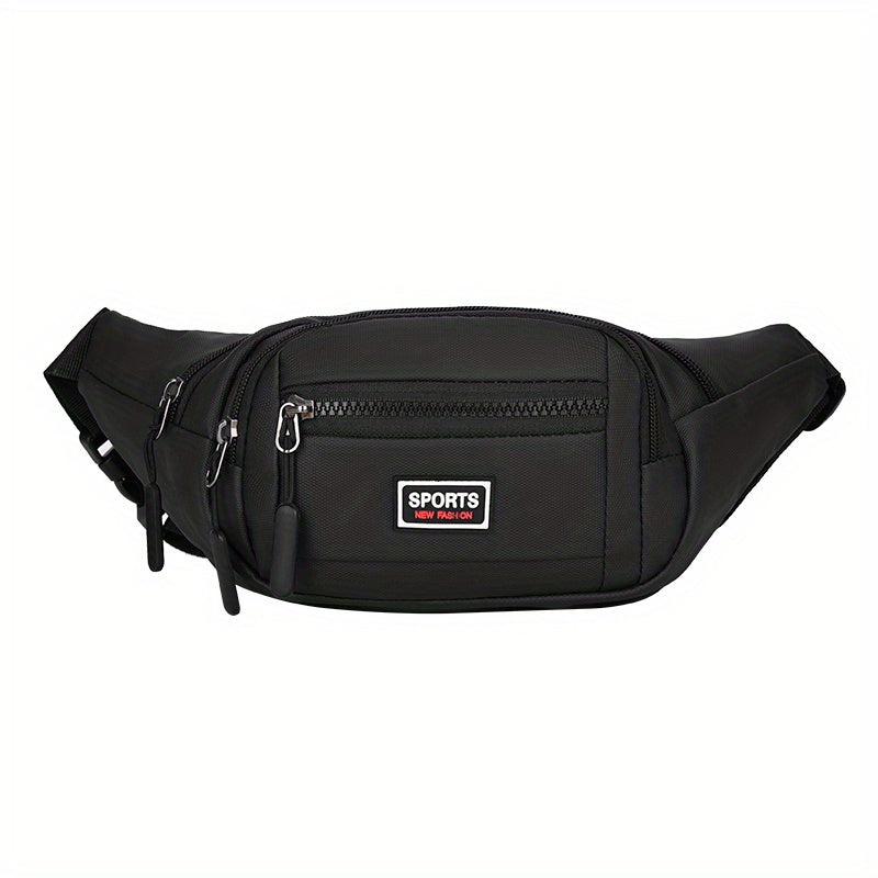 Men's Nylon Chest Bag Shoulder Backpack