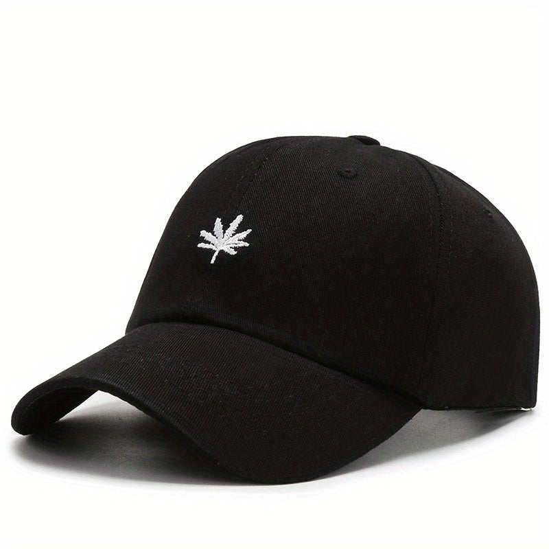 Maple Leaf Baseball Cap Mesh Hat Spring Summer Mens Womens Peaked Cap