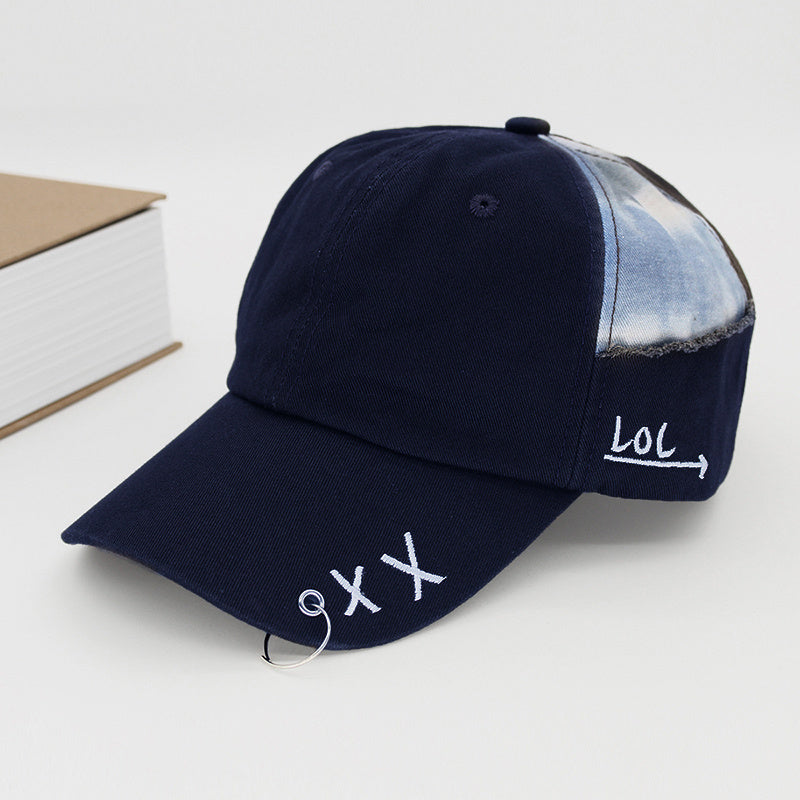 Mens Patchwork Baseball Cap for Outdoor