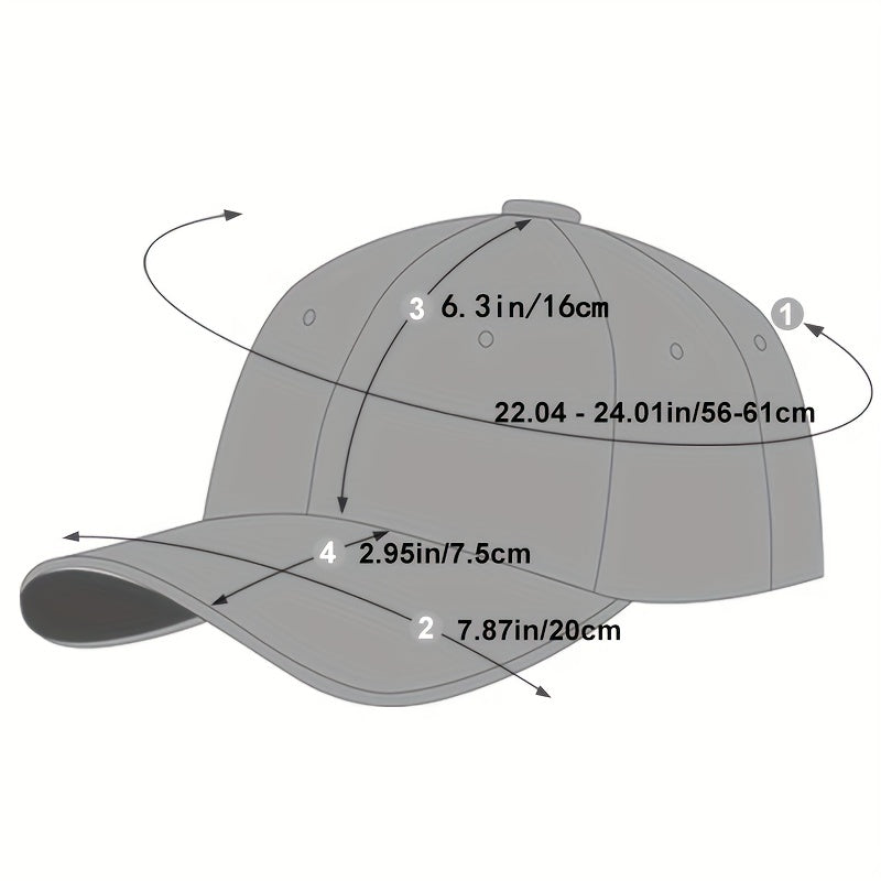 Mens American Flag Baseball Cap Adjustable Casual Hat Spring Autumn