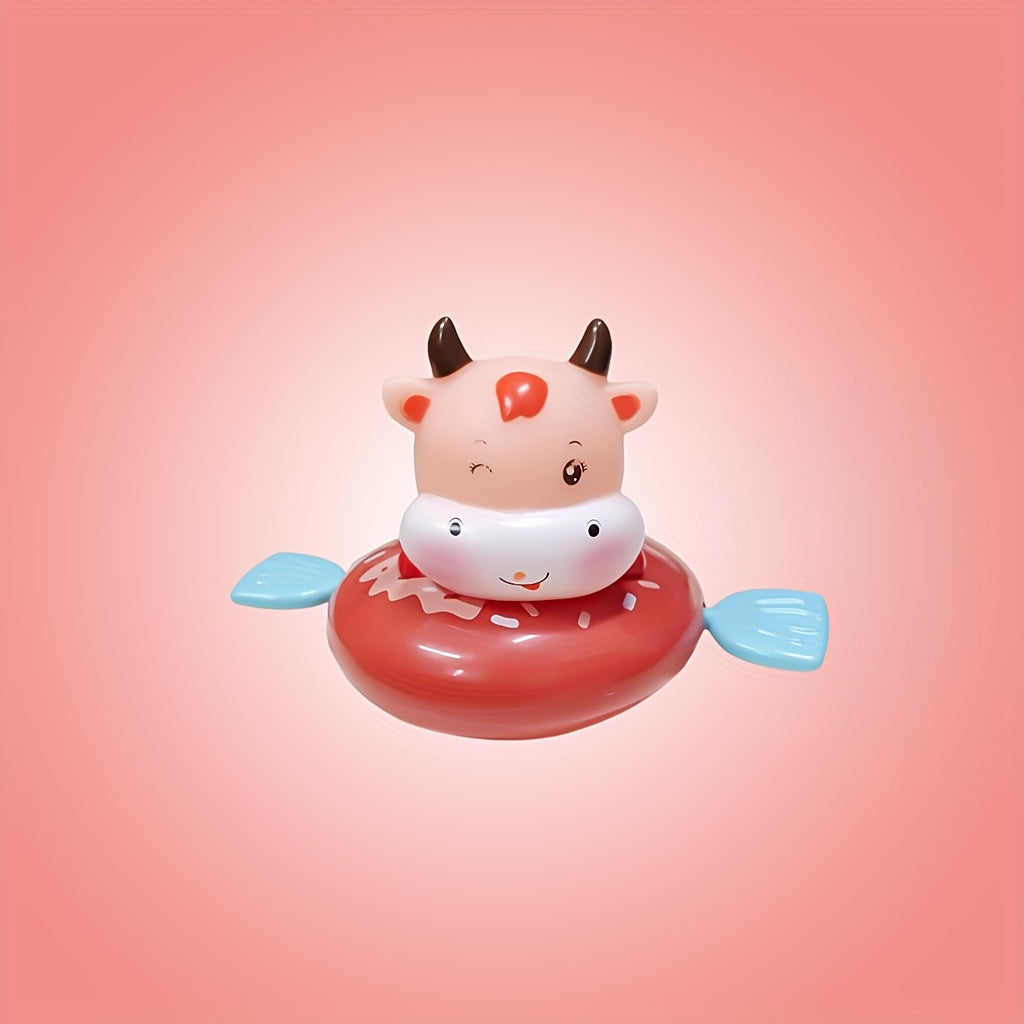 Surfing Cow Water Spray Toy Interactive Bath Play Companion for Youngsters
