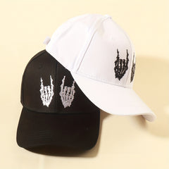 2pcs Hard Top Polyester Baseball Cap for Couple Men Women