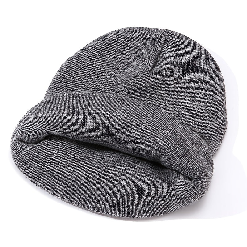 European American Harness Knitted Hat Autumn Winter Warm Wool Hat Men Women