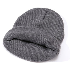 European American Harness Knitted Hat Autumn Winter Warm Wool Hat Men Women