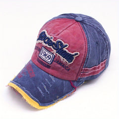 RockShank Alphabets Washed Baseball Cap