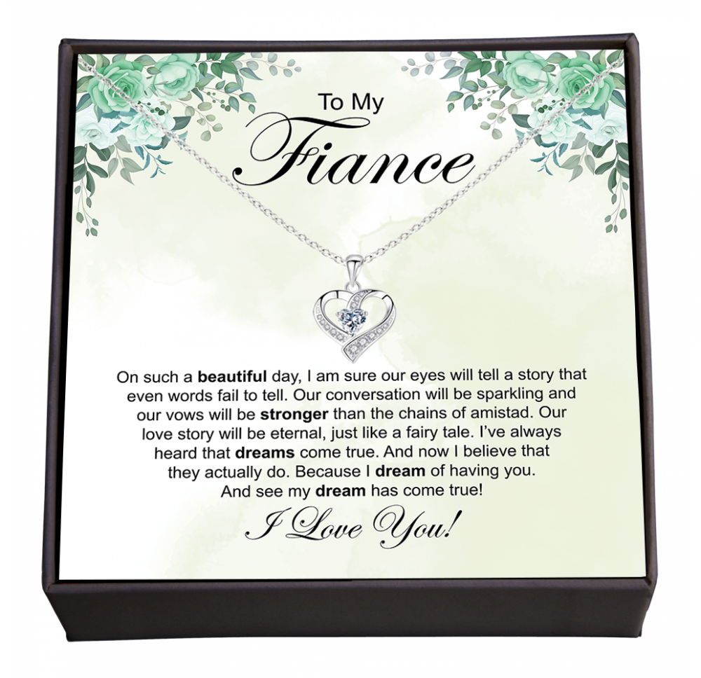 Our Forever Story: A Dream Come True, Charming Keepsake Jewellery and Sweet Note for Fiance