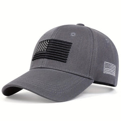 Mens American Flag Baseball Cap Adjustable Casual Hat Spring Autumn