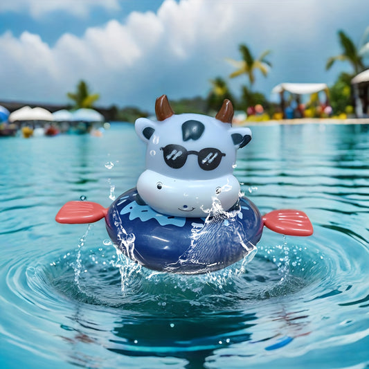 Surfing Cow Water Spray Toy Interactive Bath Play Companion for Youngsters