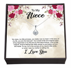 My Little Princess: The Heart of My Happiness, Jewellery Gift and Loving Card for Niece