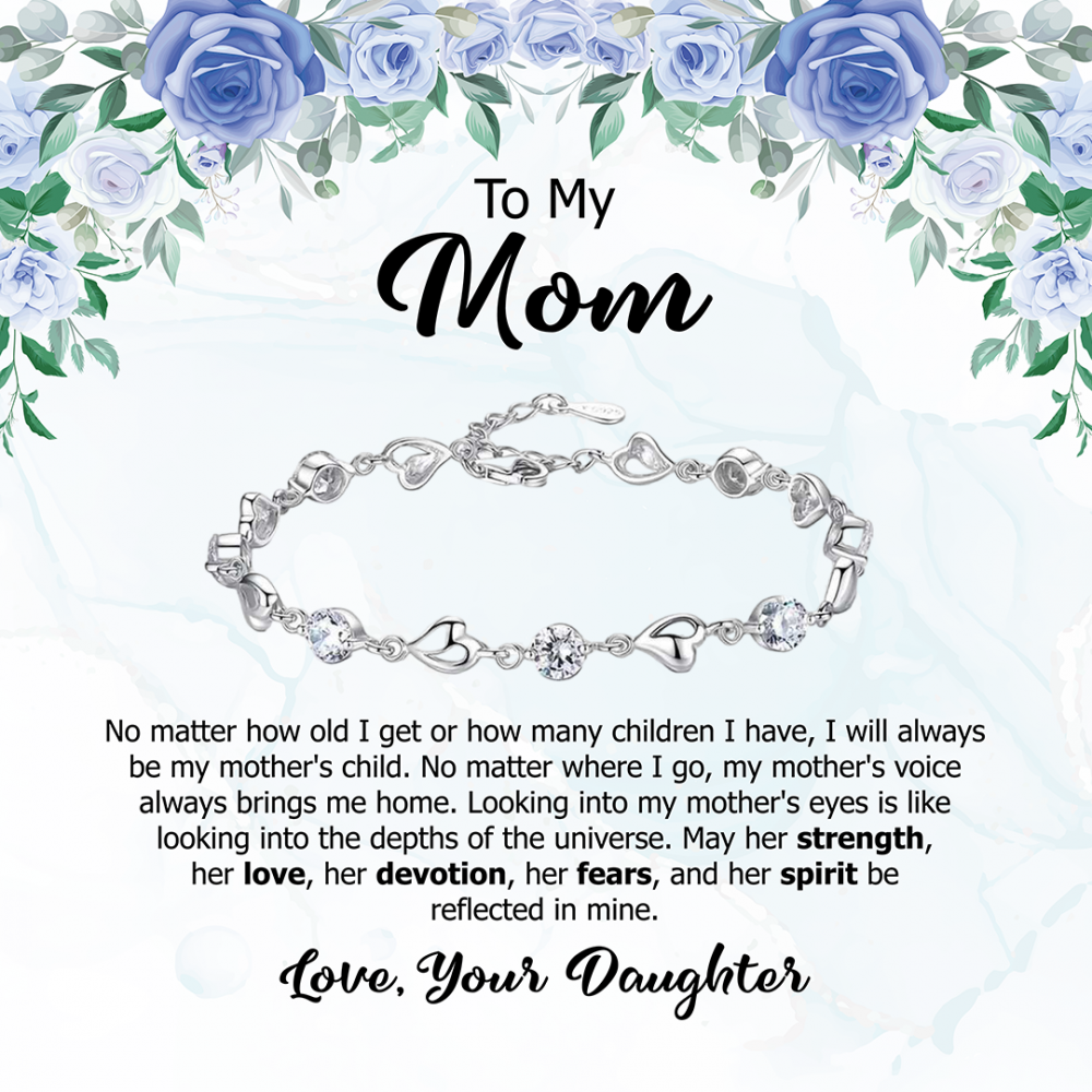 Forever Your Child: The Depth of a Mother's Love, Charming Jewelry with a Heartfelt Note of Love
