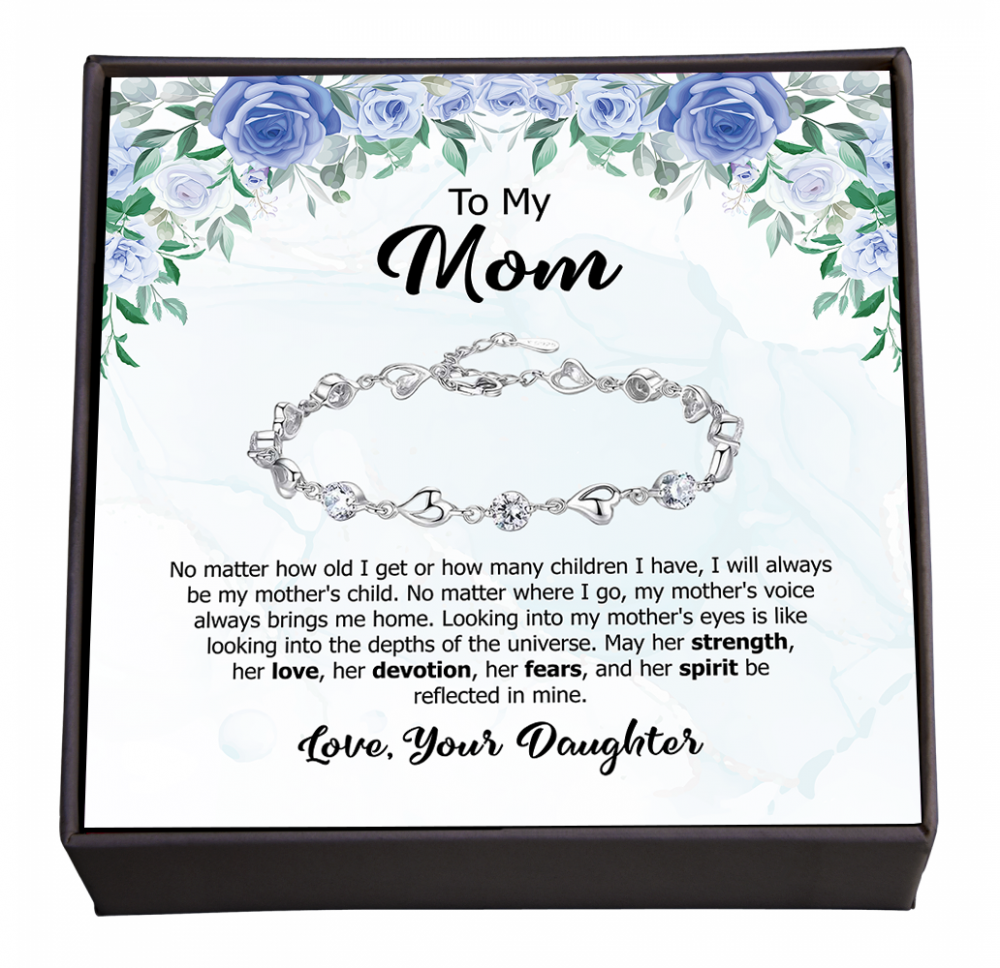 Forever Your Child: The Depth of a Mother's Love, Charming Jewelry with a Heartfelt Note of Love