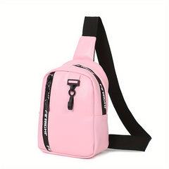 Faux Leather Sling Bag Crossbody Mini Chest Purse