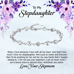 A Bonus Mom's Love: Cherishing You with All My Heart, Thoughtful Jewelry Gift with a Message of Love