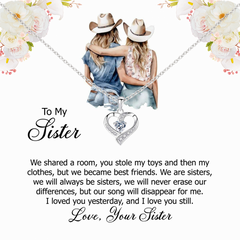 From Childhood Mischief to Lifelong Friendship: Always Your Sister, Beautiful Jewelry with a Personal Card