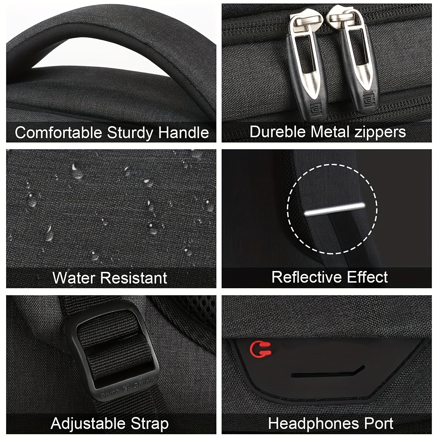Slim Waterproof Laptop Backpack for 15.6 inch Laptops