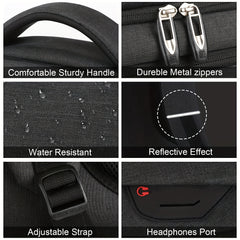 Slim Waterproof Laptop Backpack for 15.6 inch Laptops