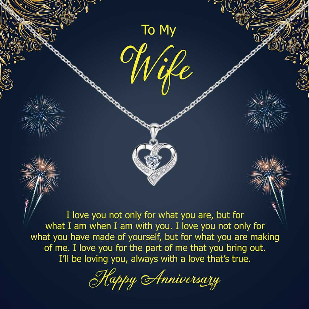 To the One Who Makes Me Whole, Anniversary Greeting Card with Jewellery for Soulmate