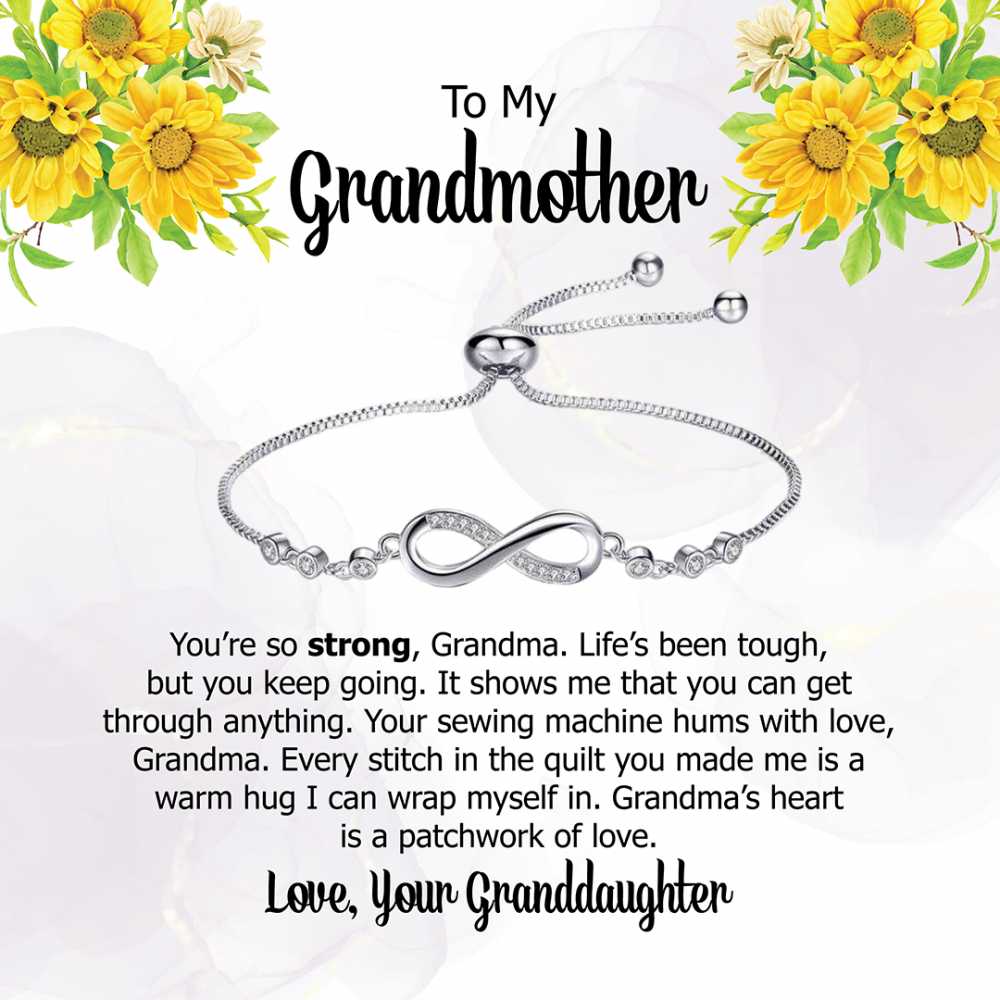 Stitched with Love: The Warmth of Your Love in Every Stitch, Gradma Gift, Jewellery with Keepsake Card