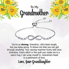 Stitched with Love: The Warmth of Your Love in Every Stitch, Gradma Gift, Jewellery with Keepsake Card