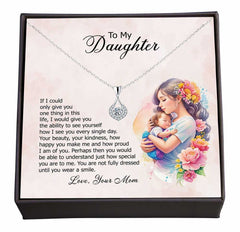 My Heartu2019s Reflection of You, Special Keepsake Jewellery with a Sweet Note For Daughter