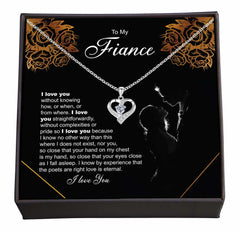 The Essence of My Love for You, Romantic Jewellery Gift with a Personal Memory Note For Fiance