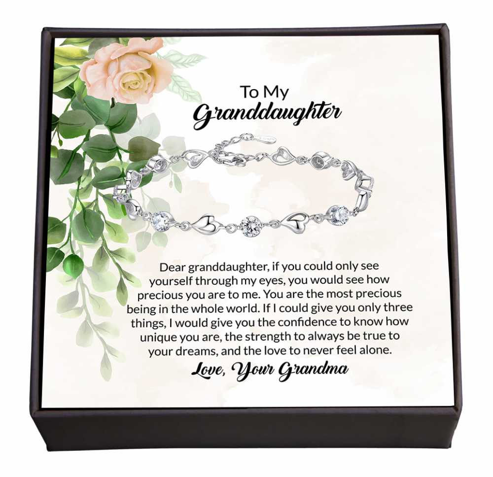 You Are My Precious Jewel, Special Jewelry Gift with a Loving Note For Granddaughter