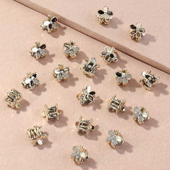 Set of 20 mini butterfly hair clips perfect for 90s themed parties For Women