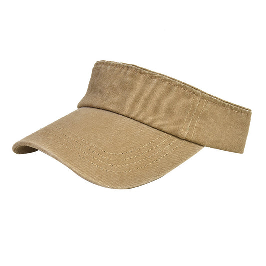 Washed Denim Sun Protection Baseball Hat