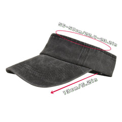 Washed Denim Sun Protection Baseball Hat