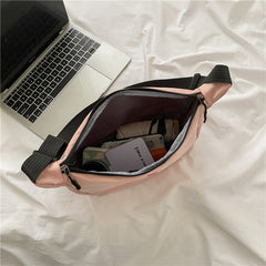 Streetwear Casual Chest Bag Nylon Crossbody Waist Bag
