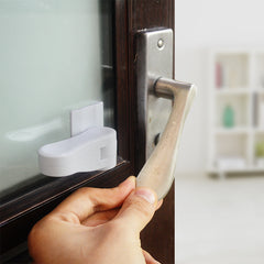 Child Safety Door Lever Lock - Rotation Proof Adhesive Security Latch