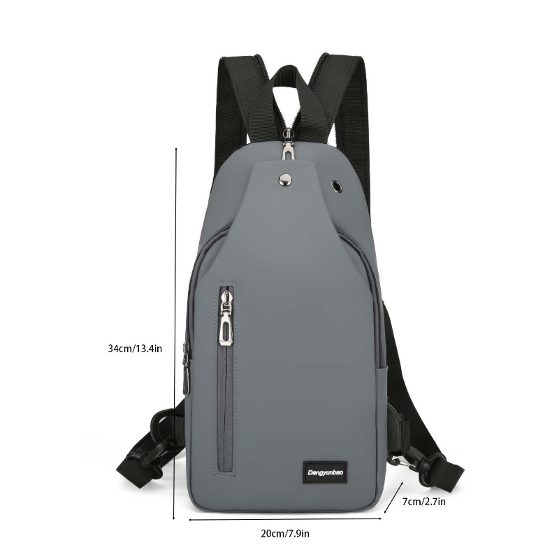 Men's Large Capacity Chest Bag Crossbody Backpack