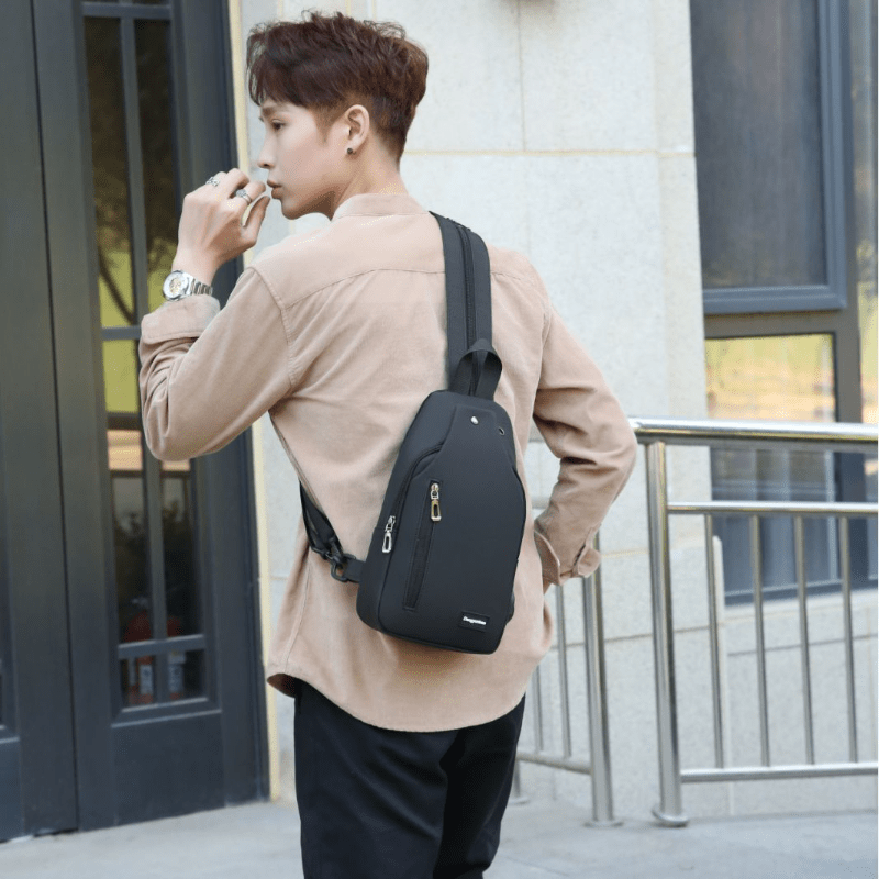 Men's Large Capacity Chest Bag Crossbody Backpack