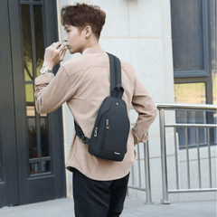 Men's Large Capacity Chest Bag Crossbody Backpack