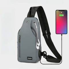 Men's Large Capacity Chest Bag Crossbody Backpack