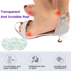 60pcs High Heels Transparent Protection Sticker Waterproof Foot Care