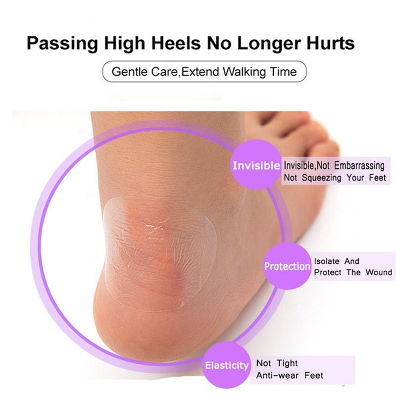 60pcs High Heels Transparent Protection Sticker Waterproof Foot Care