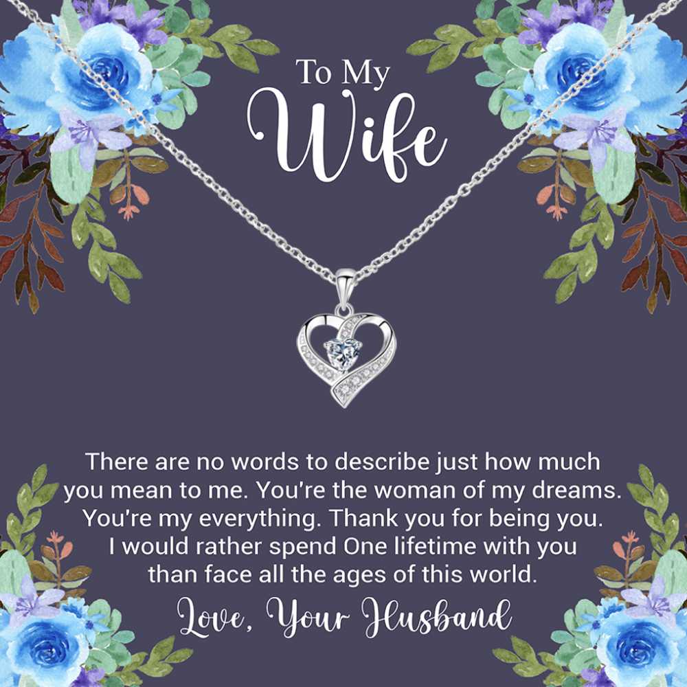 The Woman Of My Dreams, Thank You For Being My Everything, Beautiful Jewellery With A Love Note