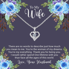 The Woman Of My Dreams, Thank You For Being My Everything, Beautiful Jewellery With A Love Note