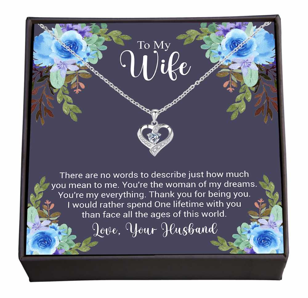 The Woman Of My Dreams, Thank You For Being My Everything, Beautiful Jewellery With A Love Note