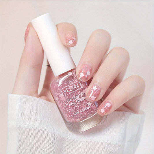 2 Pack Water Based Nail Polish Quick Dry Long Lasting Peel Off 10ml